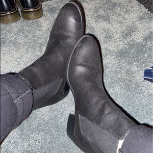 Cute black booties